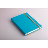 Rhodiarama Hardcover Notebook A5 Lined Turquoise - Cafe Supply