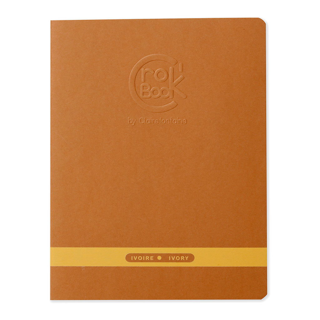 CrokBook Notebook Ivory 17x22cm 90g Assorted - Cafe Supply