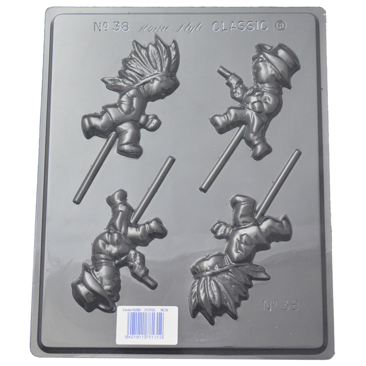 Cowboys & Indian Mould (0.6mm) - Cafe Supply