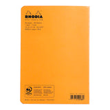 Rhodia Classic Notebook Stapled A5 Lined Orange - Cafe Supply