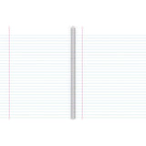 Warwick Notebook 8B4 50 Leaf Spiral Ruled 7mm 230x180mm - Cafe Supply