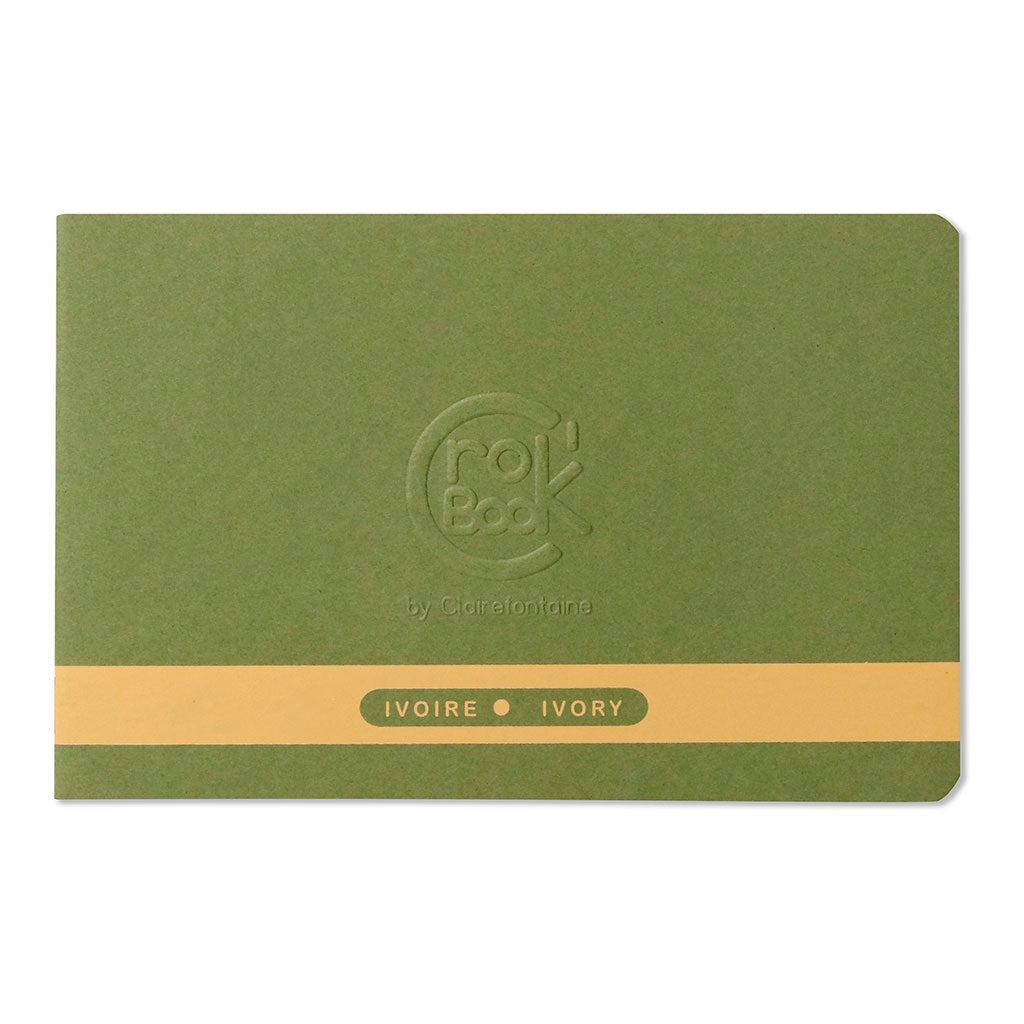 CrokBook Notebook Ivory 17x11cm 90g Assorted - Cafe Supply