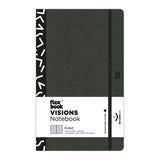 Flexbook Visions Notebook Medium Ruled Black - Cafe Supply