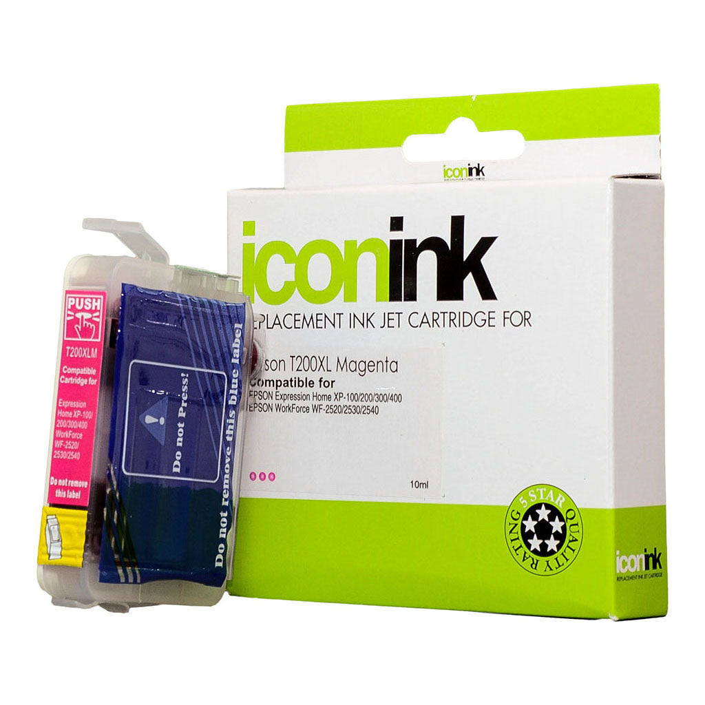 Icon Compatible Epson 200XL CC13T201392 Magenta Ink Cartridge - Cafe Supply