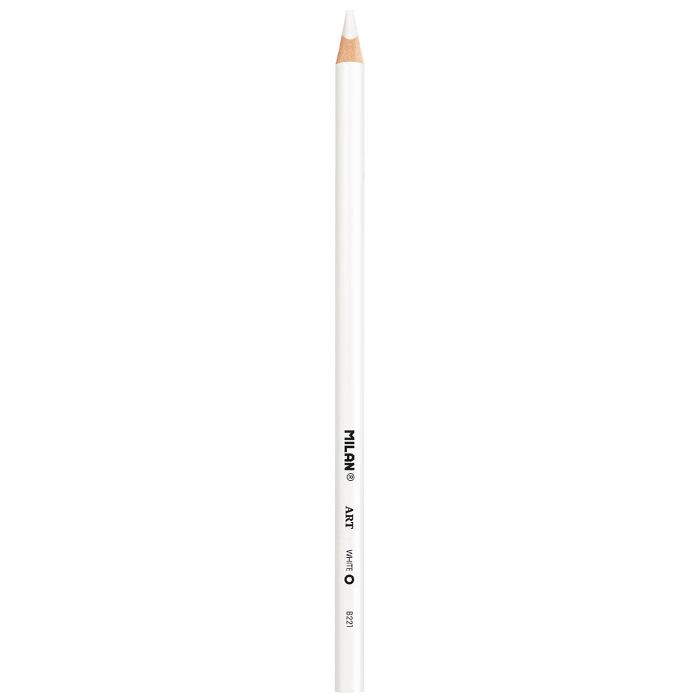 Milan White Drawing Pencils Pack 3 + Eraser - Cafe Supply