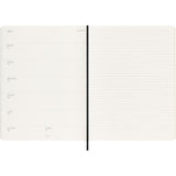 Moleskine Diary 12 Month Weekly + Notes SC XL Black
