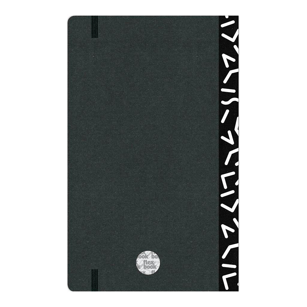 Flexbook Visions Notebook Medium Ruled Black - Cafe Supply