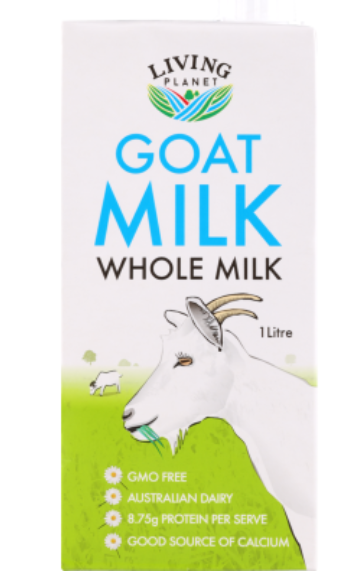 Living Planet Whole Goat Milk 1l