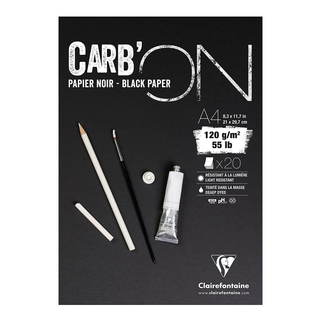 CarbON Black Pad A4 120g 20sh - Cafe Supply