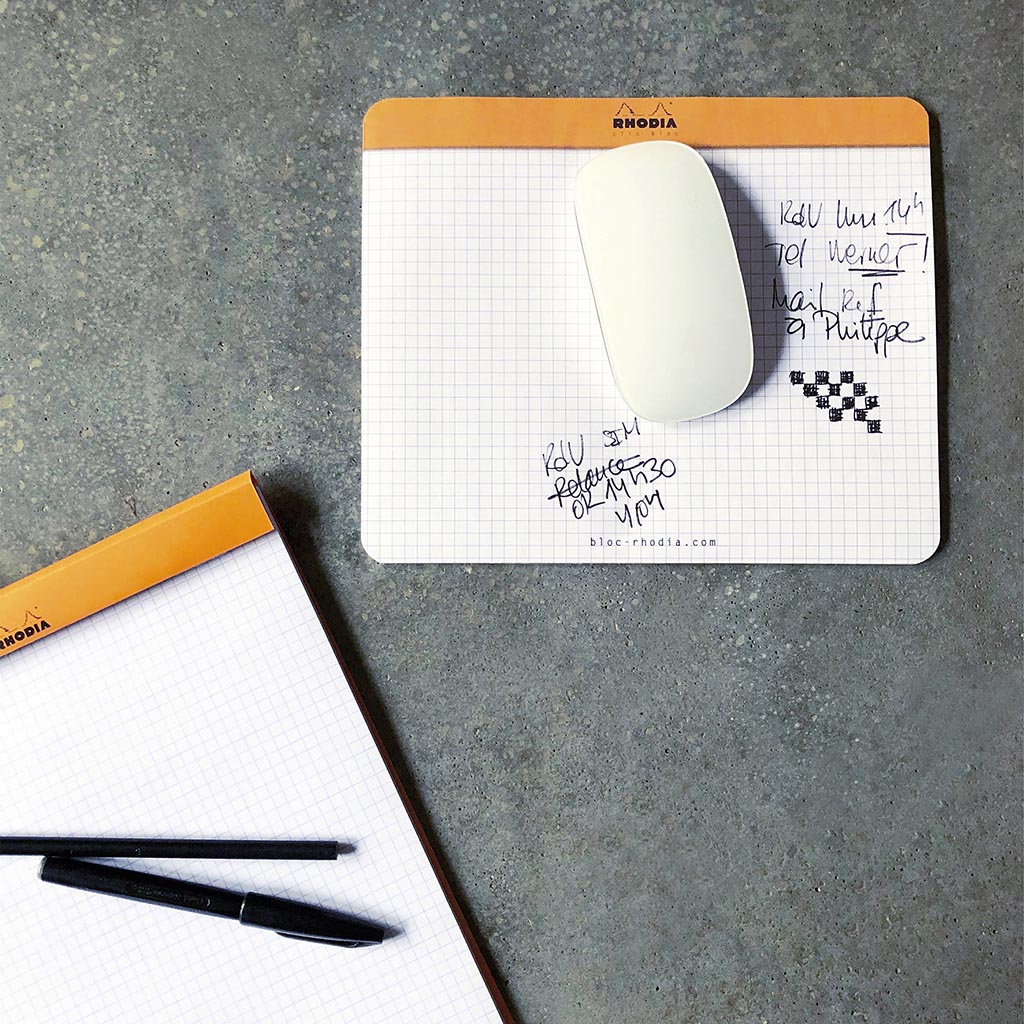 Rhodia Clic Bloc Mouse Pad - Cafe Supply