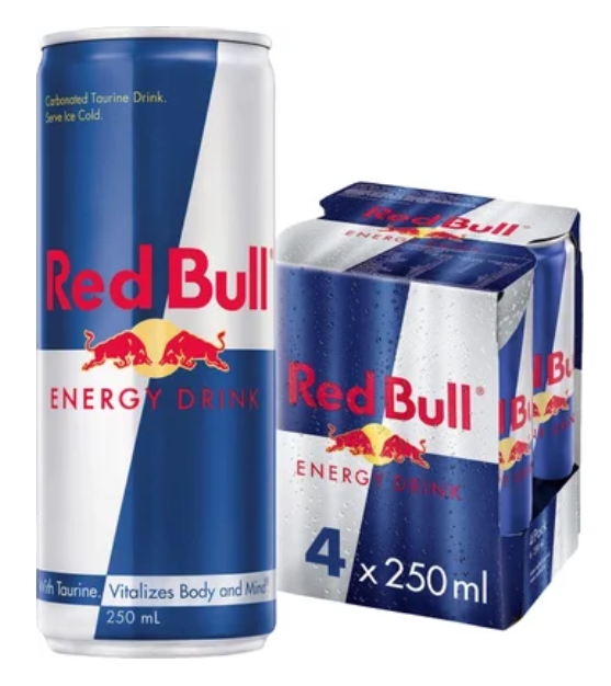 Red Bull Energy Drink 4 x 250ml