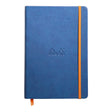 Rhodiarama Hardcover Notebook A5 Lined Sapphire - Cafe Supply