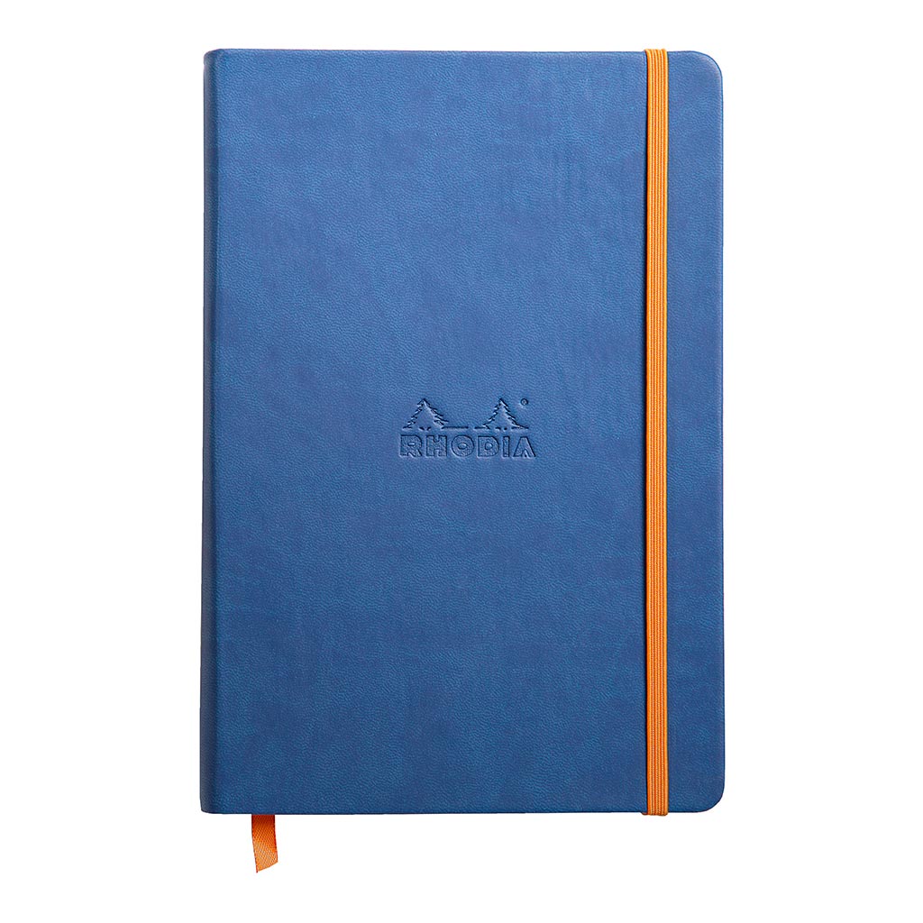 Rhodiarama Hardcover Notebook A5 Lined Sapphire - Cafe Supply