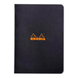 Rhodia Classic Notebook Stapled A5 Lined Black - Cafe Supply