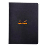 Rhodia Classic Notebook Stapled A5 Lined Black - Cafe Supply