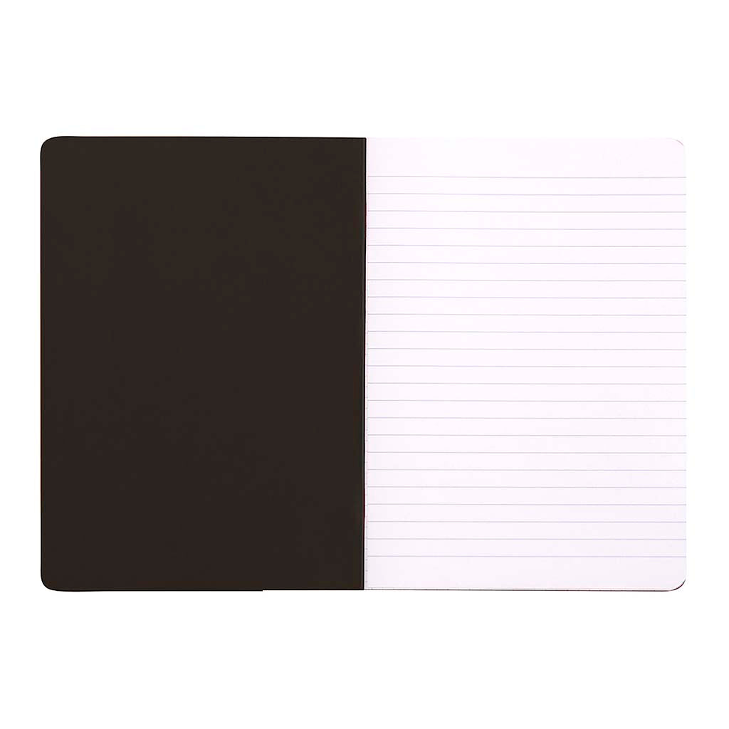 Rhodia Classic Notebook Stapled A5 Lined Black - Cafe Supply
