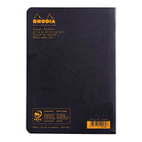 Rhodia Classic Notebook Stapled A5 Lined Black - Cafe Supply