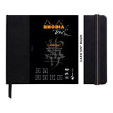 Rhodia Touch Carb'on Black Book A5 Landscape Blank - Cafe Supply