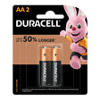 Duracell Coppertop Alkaline AA Battery, Pack of 2 - Cafe Supply