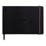 Rhodia Touch Carb'on Black Book A5 Landscape Blank - Cafe Supply