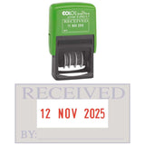 Colop Stamp Dater Greenline S260/L1 Received - Cafe Supply