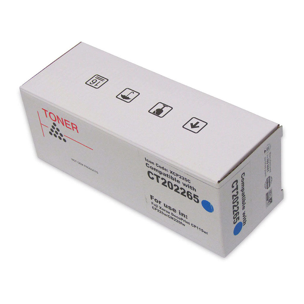 Icon Compatible Fuji Xerox CT202265 Cyan Toner Cartridge - Cafe Supply