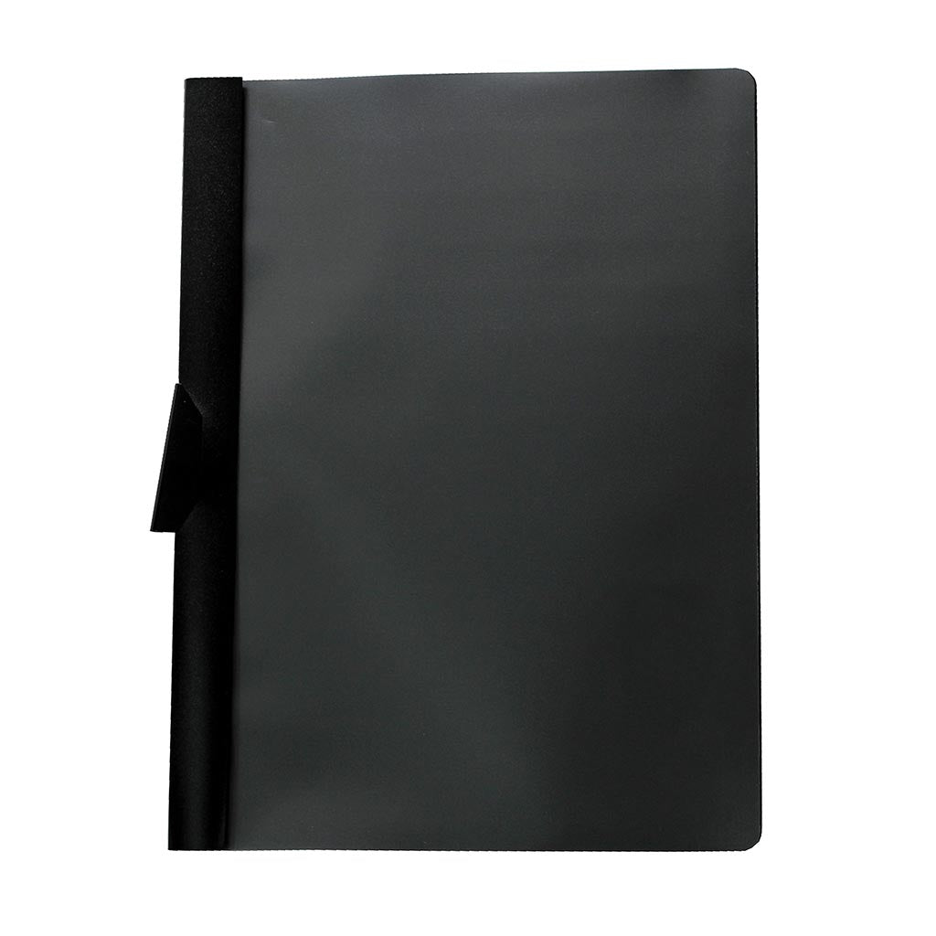 OSC Report Cover Slide Clip A4 Black - Cafe Supply