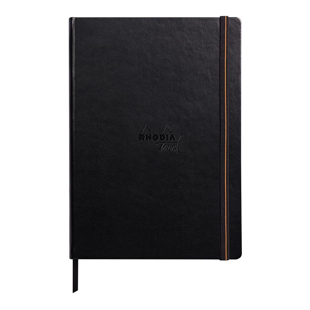 Rhodia Touch Carb'on Black Book A4 Portrait Blank - Cafe Supply