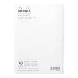 Rhodia Classic Notebook Stapled A5 Dotted White - Cafe Supply