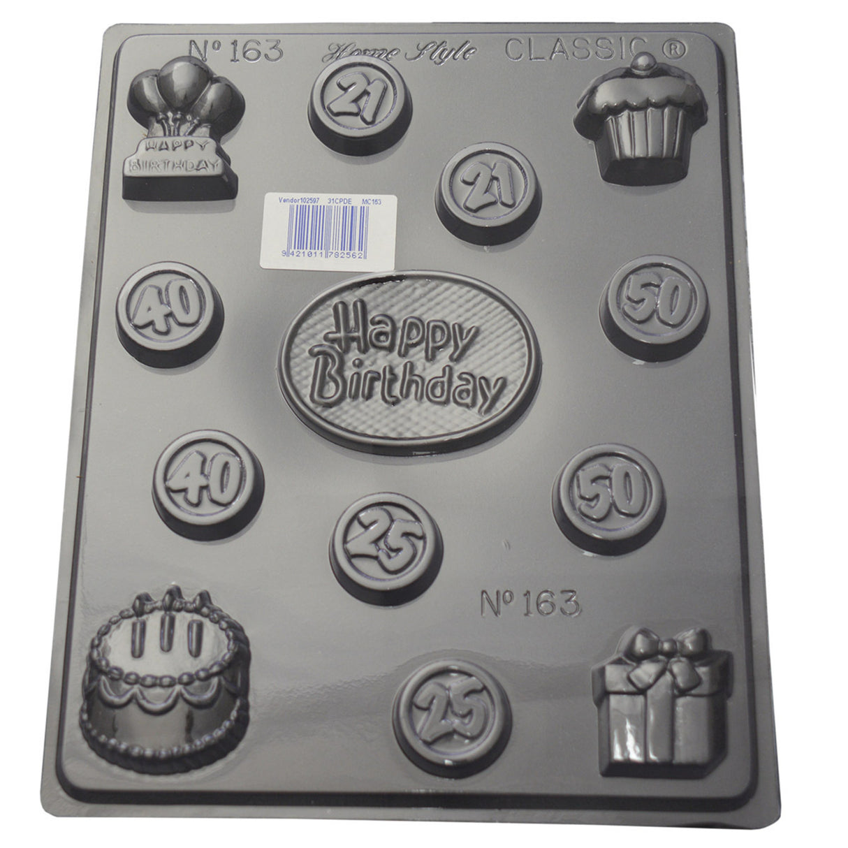 Happy Birthday Mould 0.6mm - Cafe Supply