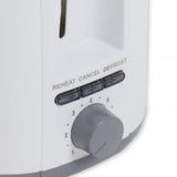 Nero White Toaster 2 Slice 850W - Cafe Supply
