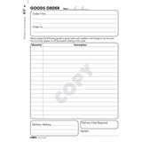 Collins Goods Order A5/50TL Triplicate No Carbon Required - Cafe Supply