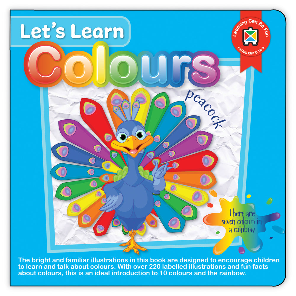 LCBF Let's Learn Colours Board Book - Cafe Supply