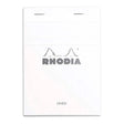 Rhodia Bloc Pad No. 13 A6 Lined White - Cafe Supply