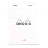 Rhodia Bloc Pad No. 13 A6 Lined White - Cafe Supply