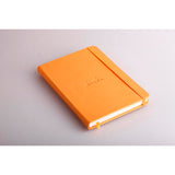 Rhodiarama Hardcover Notebook A5 Lined Orange - Cafe Supply
