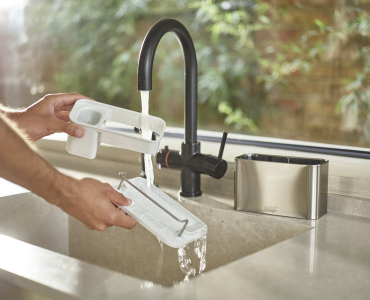Joseph Joseph Surface Sink Tidy Stainless Steel - Stone - Cafe Supply