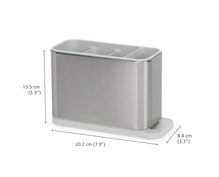 Joseph Joseph Surface Cutlery Drainer Stainless Steel - Stone