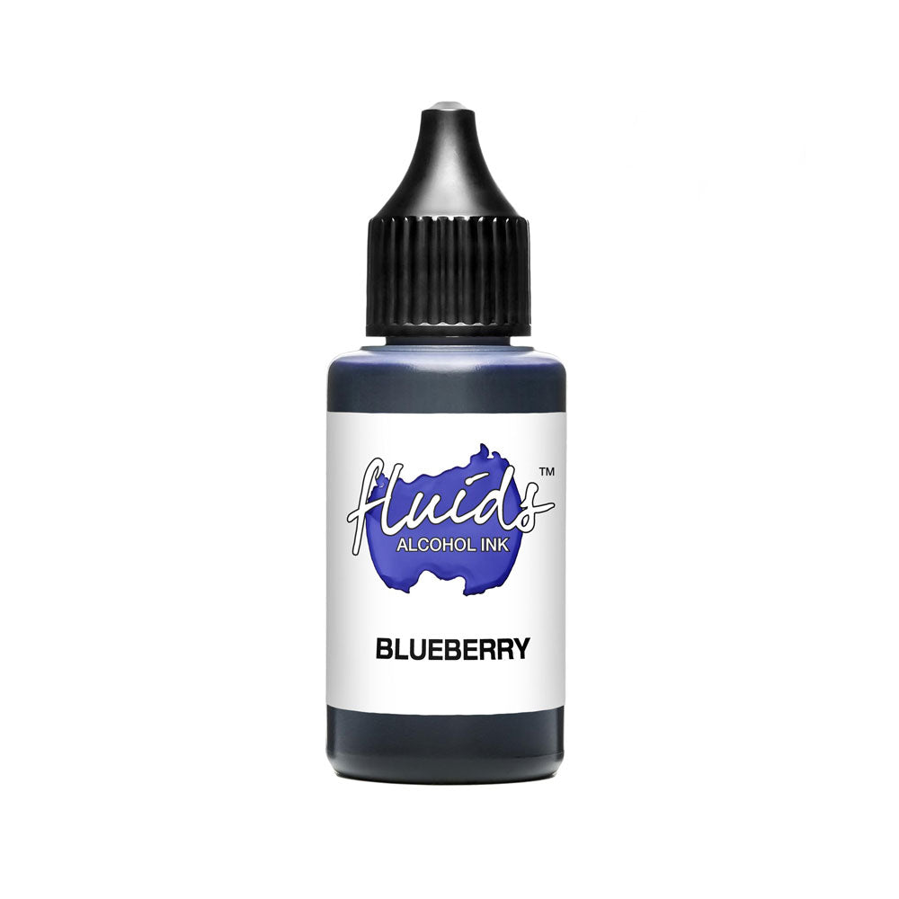 Octopus Fluids Alcohol Ink Blueberry Violet 30ml - Cafe Supply