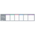 Ledah Pastels Weekly Keyboard Planner Pad 60 Sheets - Cafe Supply