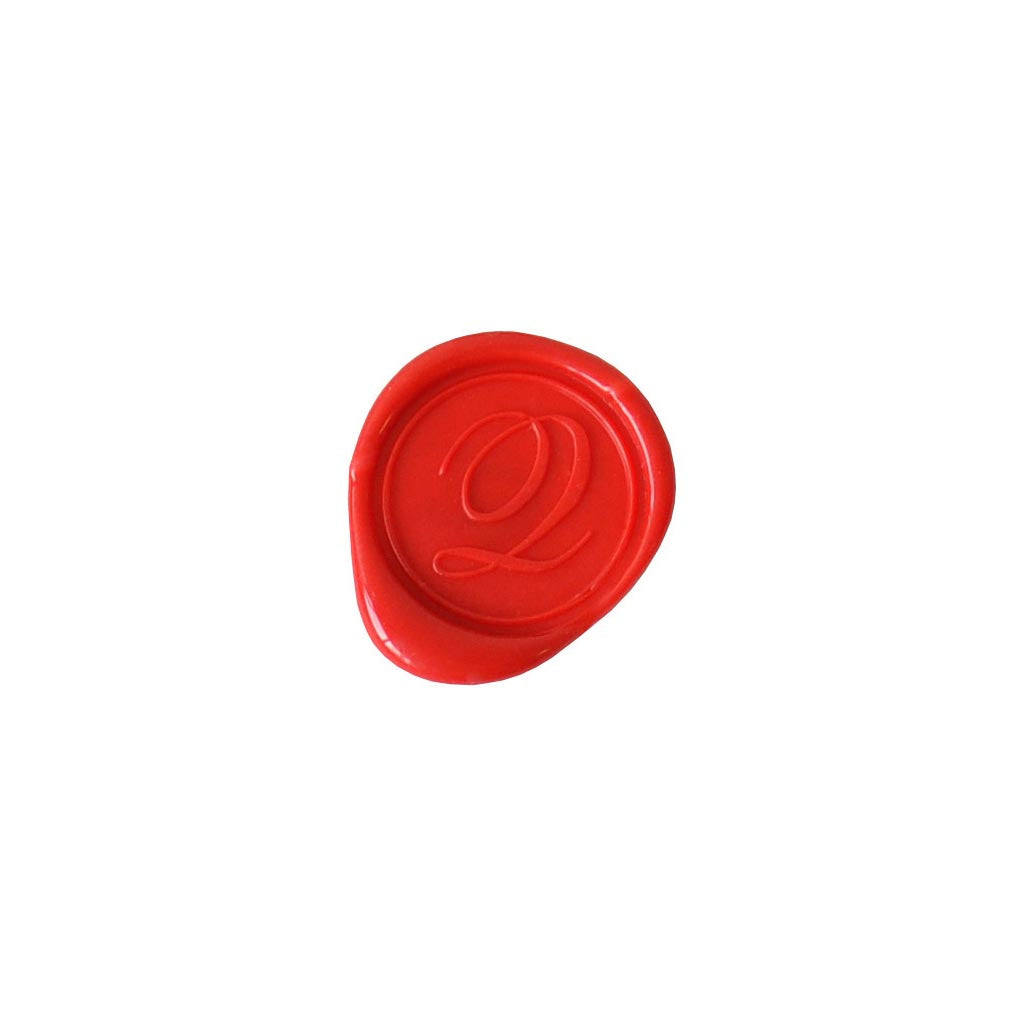 Herbin Wooden Handle Round Seal Copperplate Q - Cafe Supply
