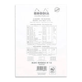 Rhodia Bloc Pad No. 16 A5 Lined White - Cafe Supply