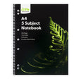 Icon Spiral 5 Subject Notebook A4 Soft Cover 250pg - Cafe Supply