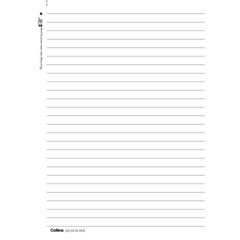 Collins Manifold A5/50DL No Carbon Required - Cafe Supply