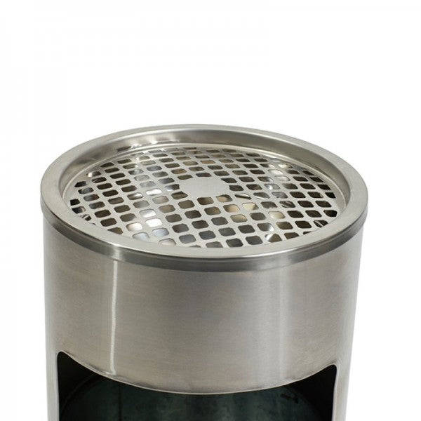 10L Lobby Bin with Ashtray - Cafe Supply