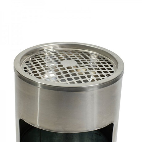 10L Lobby Bin with Ashtray - Cafe Supply