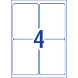 Avery Label J8169-50 Inkjet 4up 50 Sheets 99x139mm - Cafe Supply