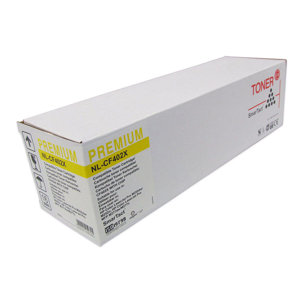 Icon Compatible HP CF402X Yellow Toner Cartridge (201X) - Cafe Supply