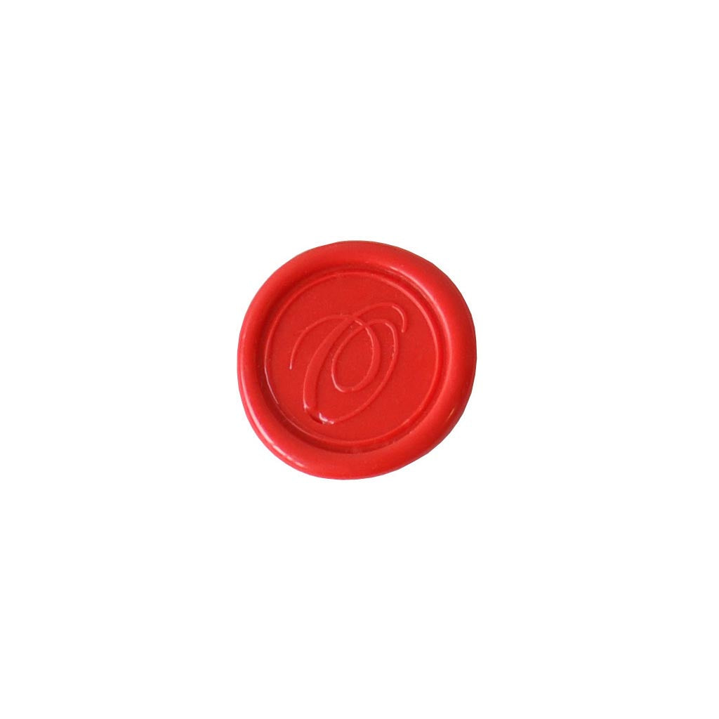 Herbin Wooden Handle Round Seal Copperplate O - Cafe Supply