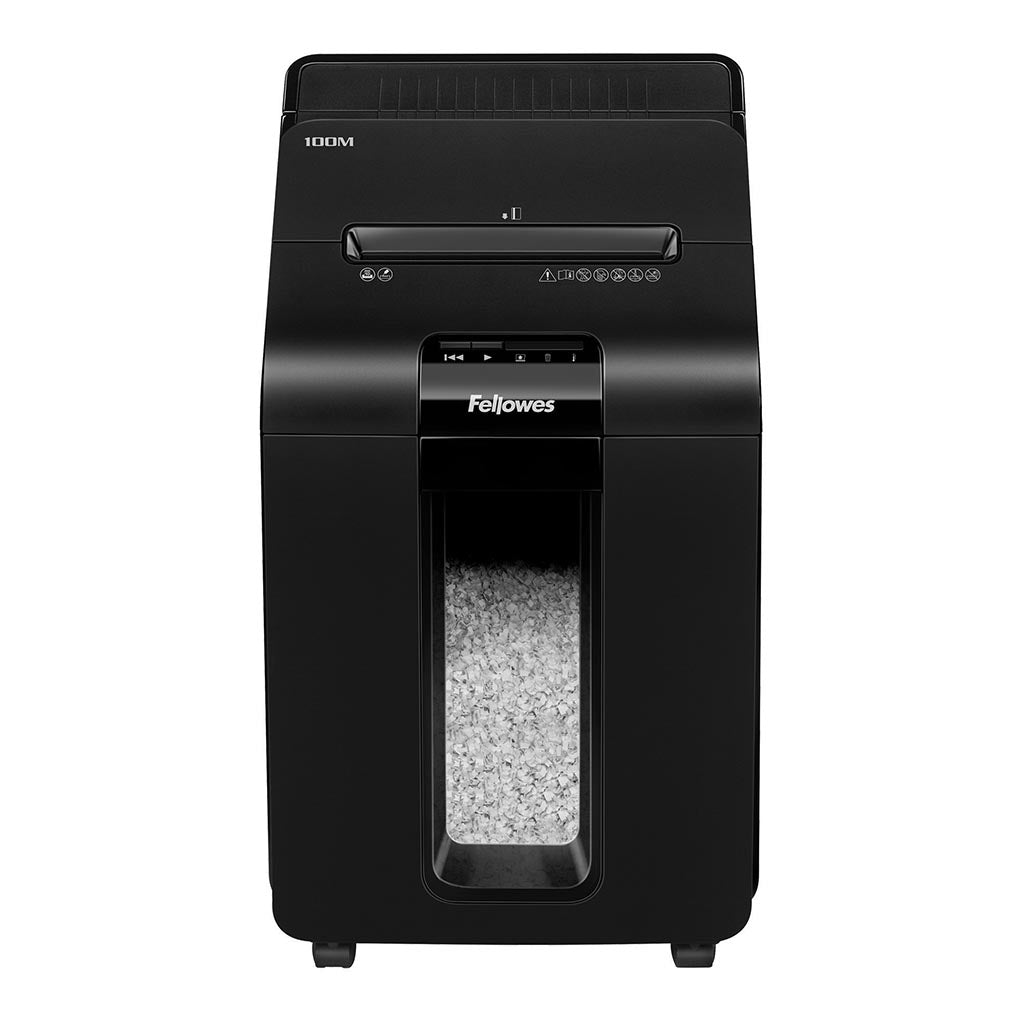 Fellowes AutoMax 100M Micro Cut Shredder - Cafe Supply